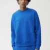 Heavyweight-Recycled-Cotton-Sweatshirt-Cobalt-Blue-Male-Model-5